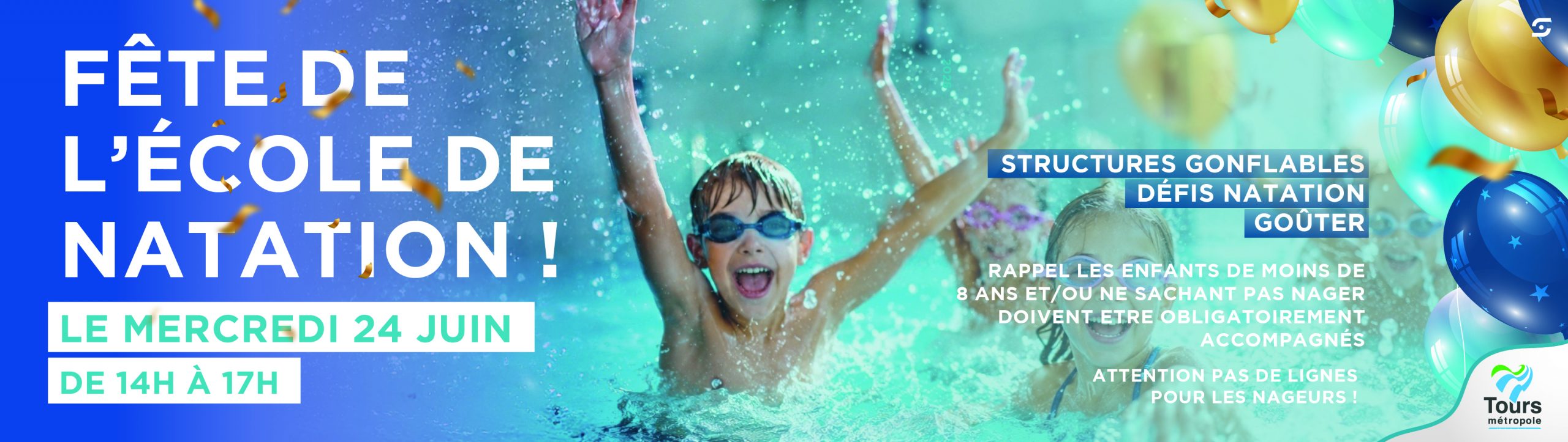 FÊTE DE L'ÉCOLE DE NATATION !